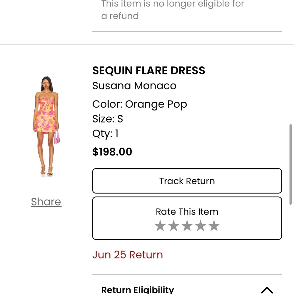 Susana Monaco sequin flare dress - Picture 2 of 8